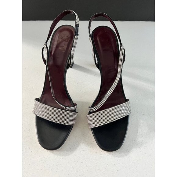 STAUD Rhinestone Nadja Sandal HEELS Crystal size 38 - Picture 4 of 10